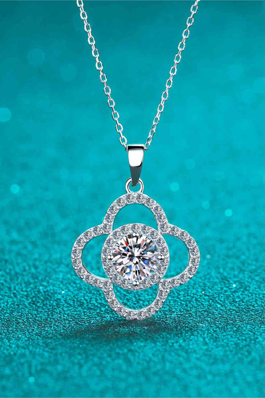 Sterling Silver Necklace 1 Carat Moissanite 925